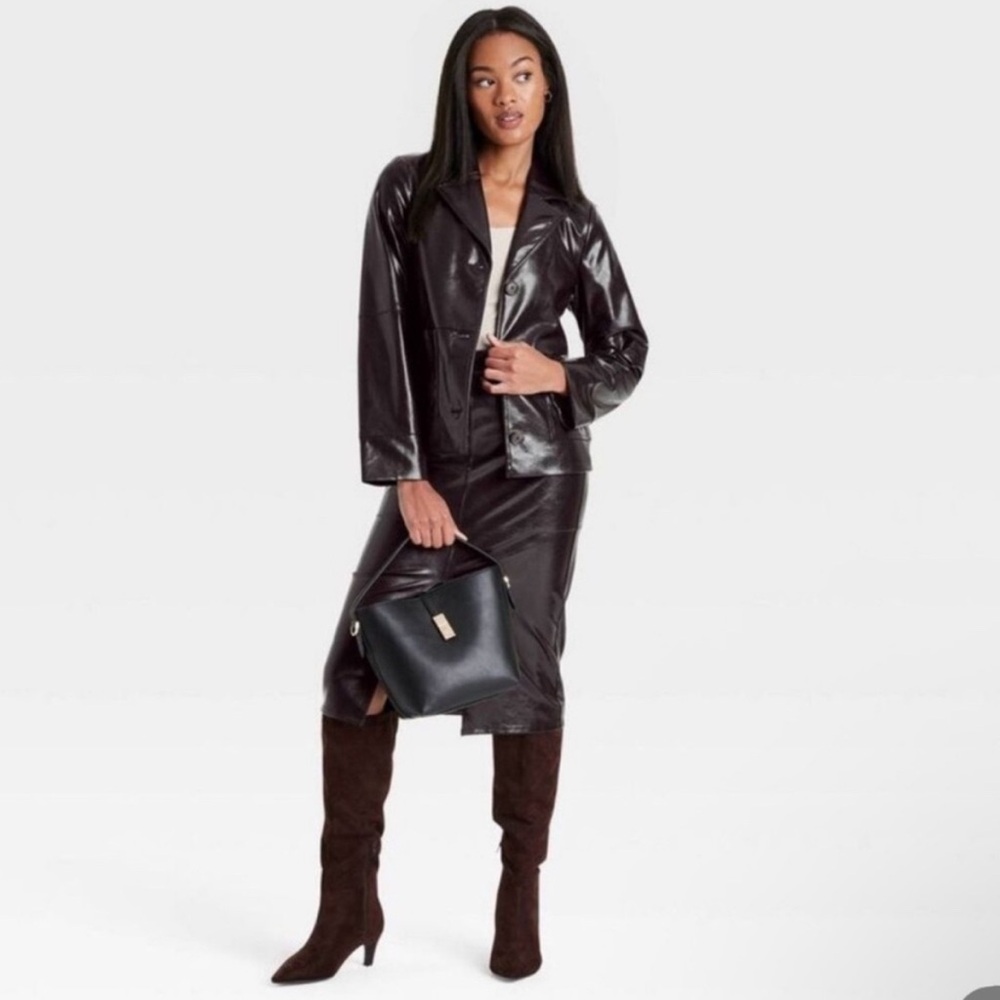 Women's Faux Leather Jacket
